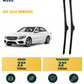 Mercedes-Benz C-Class W205 Saloon wiper blade overview