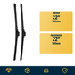 Mercedes-Benz C-Class W205 Saloon wiper blades included and sizes