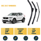 Volvo XC40 SUV wiper blade overview