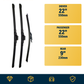 Mercedes-Benz C-Class S205 Estate wiper blades included and sizes