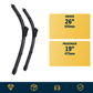 Tesla Model 3 Saloon wiper blades included and sizes