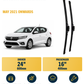 Dacia Sandero Hatchback wiper blade overview