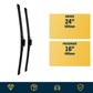 Dacia Sandero Hatchback wiper blades included and sizes