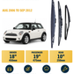 MINI R56 Early Hatchback wiper blade overview