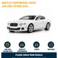 Bentley Continental Coupe Jun 2003 to Mar 2018 compatibility