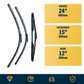 Nissan Qashqai / Qashqai +2 SUV wiper blades included and sizes