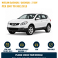 Nissan Qashqai / Qashqai +2 SUV Feb 2007 to Dec 2013 compatibility
