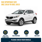 Kia Sportage SUV Dec 2010 to Dec 2015 compatibility
