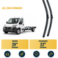 Fiat Ducato Chassis cab wiper blade overview