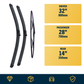 Vauxhall Zafira Tourer MK3 C MPV wiper blades included and sizes