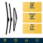 Dacia Sandero Hatchback wiper blades included and sizes