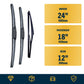 Mazda3 Hatchback wiper blades included and sizes
