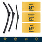 Porsche Macan SUV wiper blades included and sizes