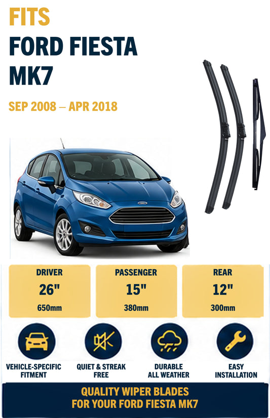 Ford Fiesta MK7 wiper blades - main product