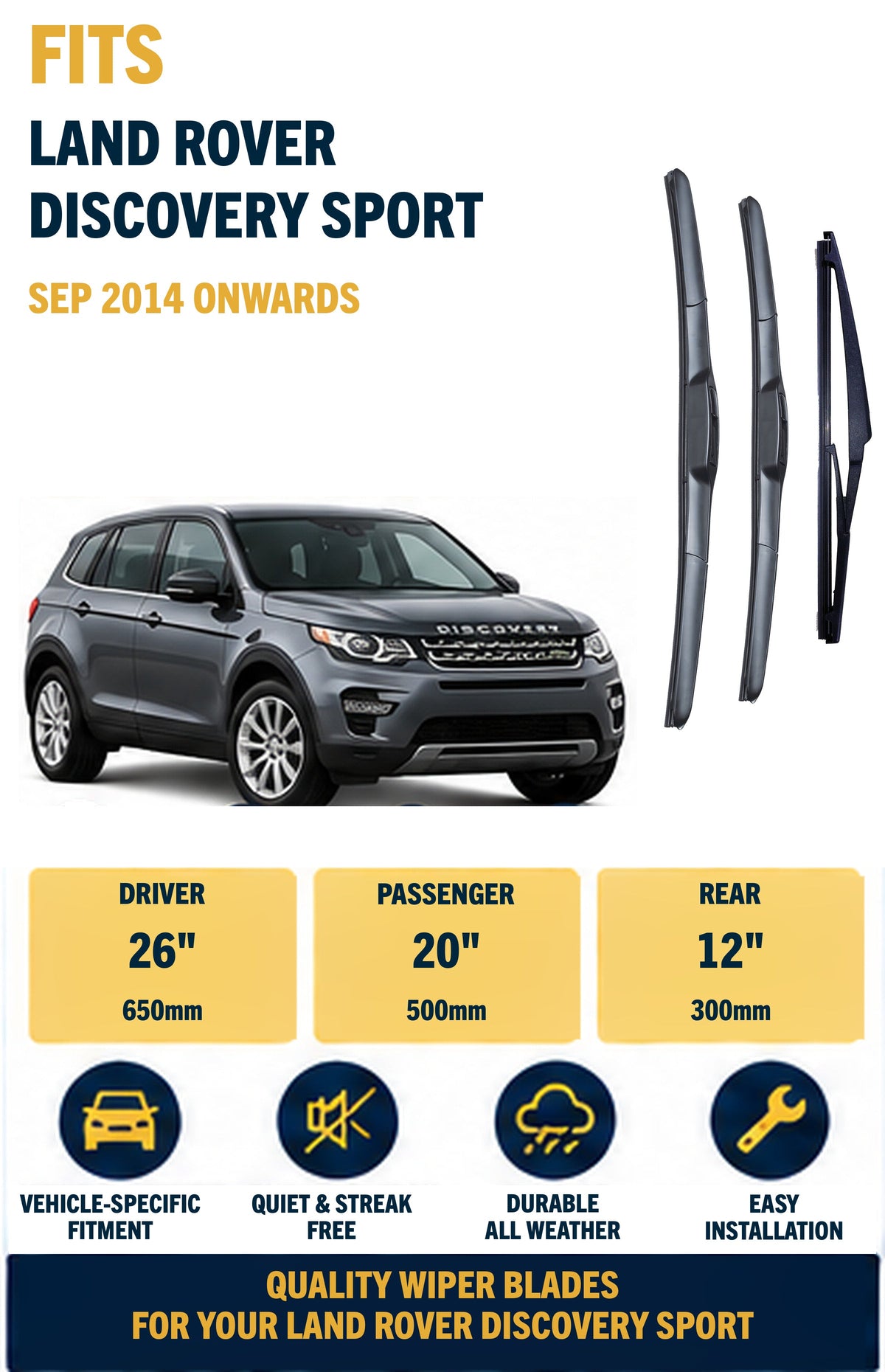 Land Rover Discovery Sport wiper blades - main product