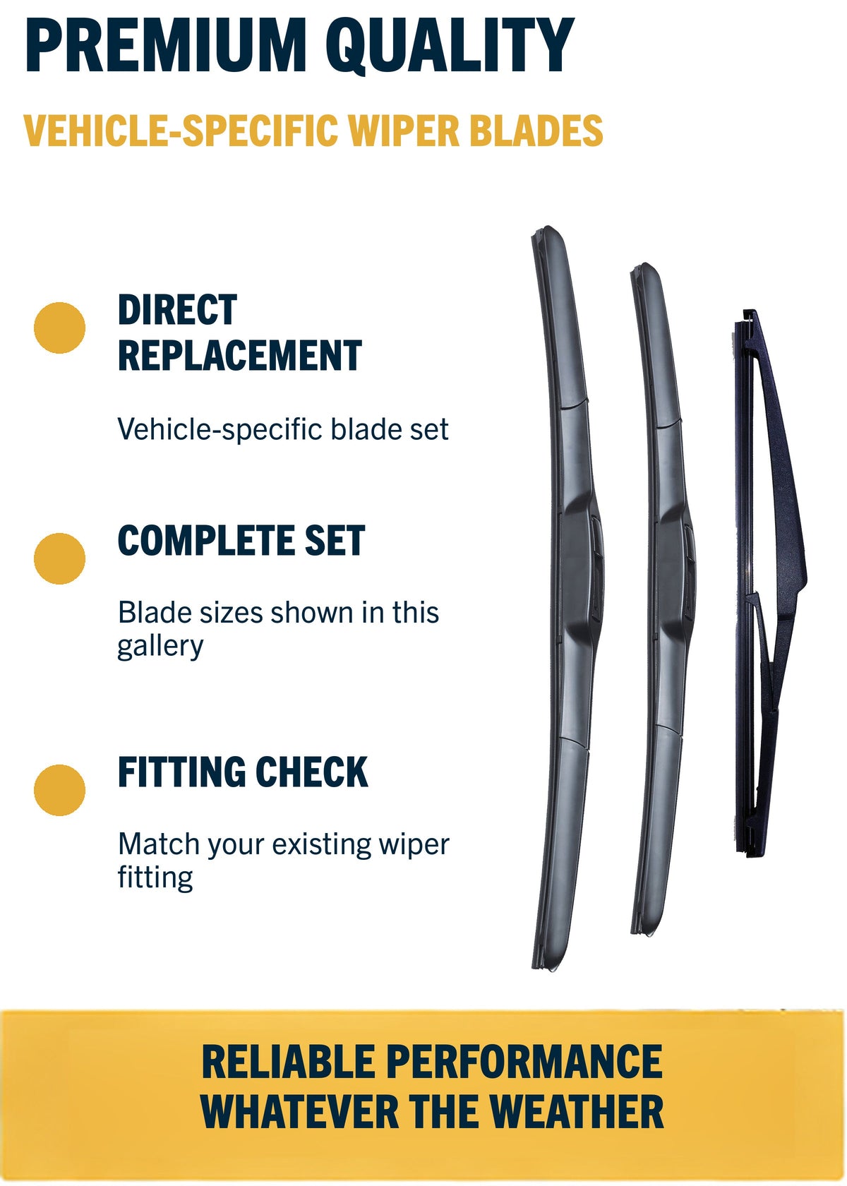 Land Rover Discovery Sport wiper blades - premium quality