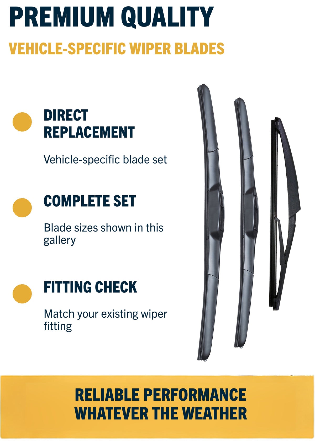 MINI F55 F56 wiper blades - premium quality