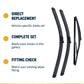 Fiat 500 wiper blades - premium quality
