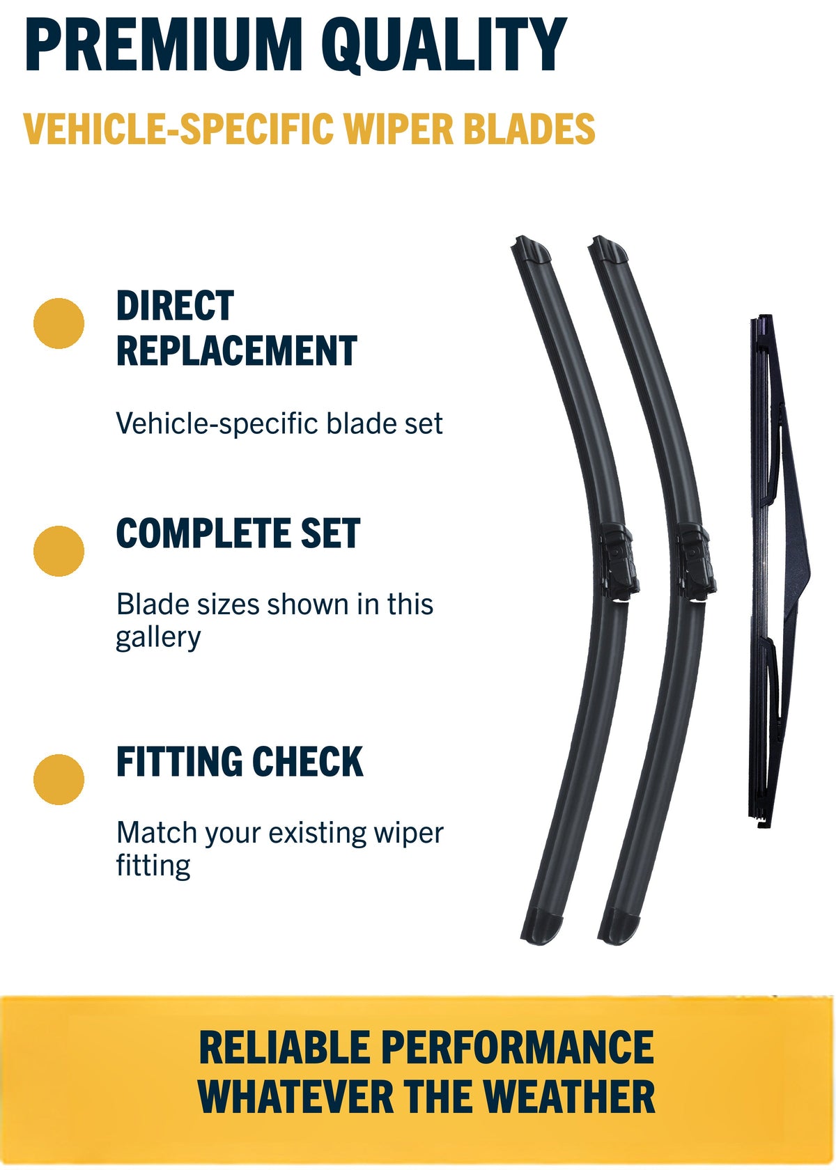 Ford Focus MK3 wiper blades - premium quality