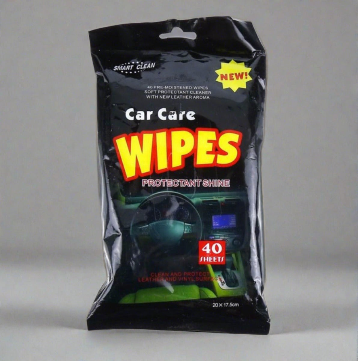 Smart Clean Car Clean Wipes 