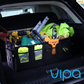 Large Universal Boot Organizer: Large Storage Capacity, Multiple Compartments. Durable & Washable Fabric. 10 Outer Pockets & Velcro Lid.
